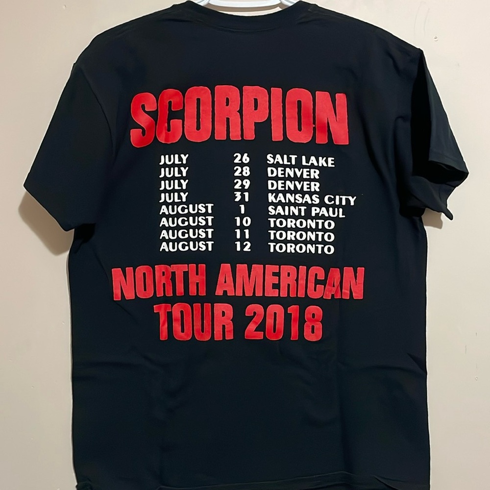 Drake Scorpion Tour merch 2018